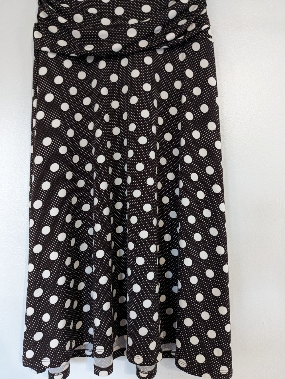 Denver Hayes Dress Dark Brown Women's Medium Maxi Sleeveless Summer Rutched - Picture 3 of 10